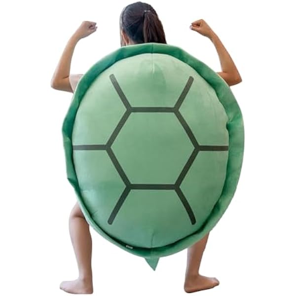 Amazon.co.jp: KazeSo特大かわいい亀の、亀の甲羅枕、ウェアラブル